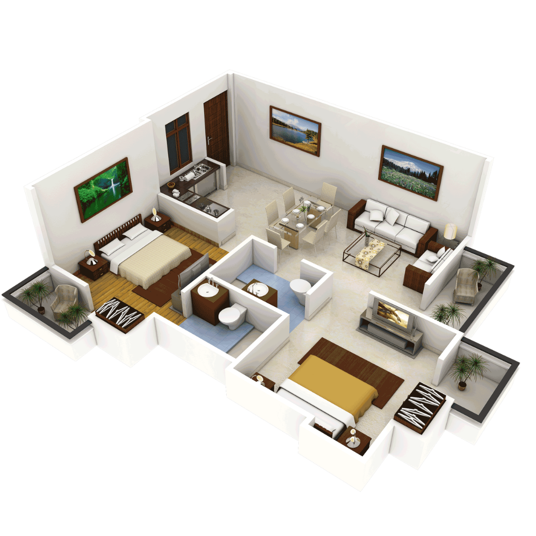 Interior Designing Ideas For 2BHK Homes At Reasonable Price